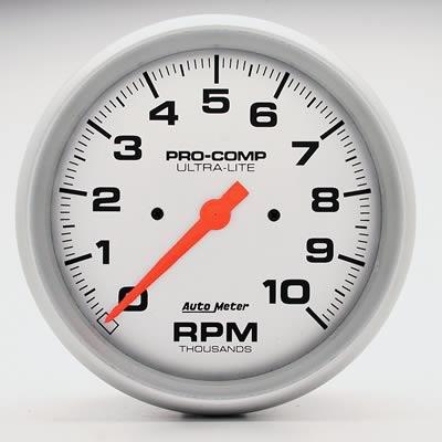 Tachometer 127mm ( 5" ) 0-10.000rpm Ultra-lite