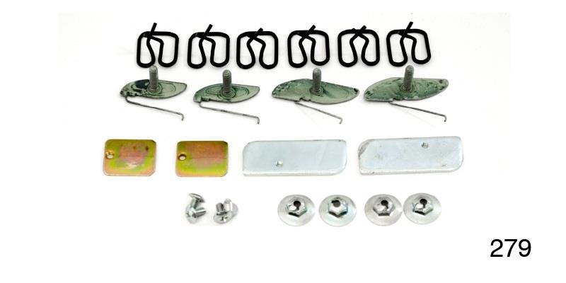 Clips, door mldg set(B/A)