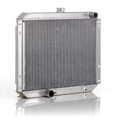 Natural Finish Downflow Radiator for Mopar w/Auto Trans