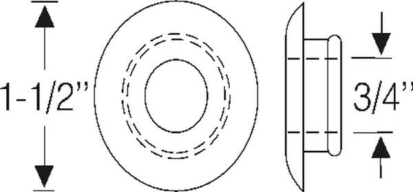 Grommet, horn projector