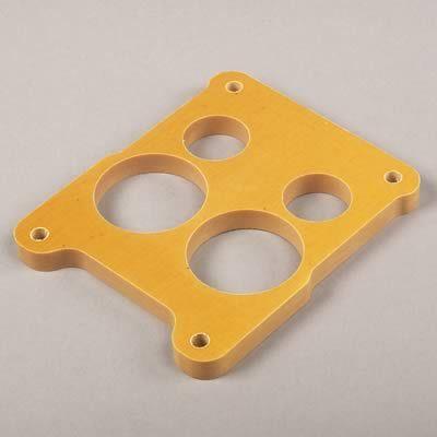 Carburetor Spacer, Phenolic, .500 in. Thick, 4-Hole, Spread Bore, Each