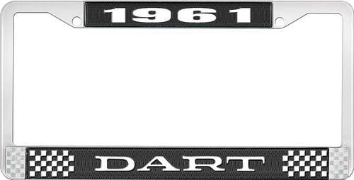 nummerplåtshållare 1961 dart - svart