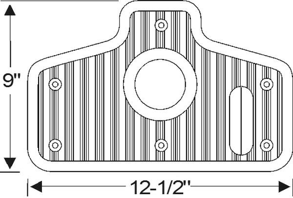 Gearshift floorplate