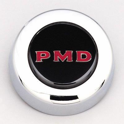 centrumkåpa, svart med röd text PMD, Rallye Style