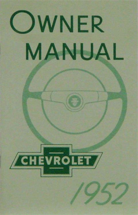 Owner's Manual,Passenger,1952