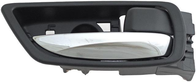 interior door handle chrome lever right rear black housing