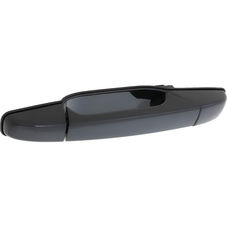 2007-13 Chevrolet, GMC Truck/SUV	 Exterior Door Handle	 Without Key Hole	 Black Smooth	 Front	 Right