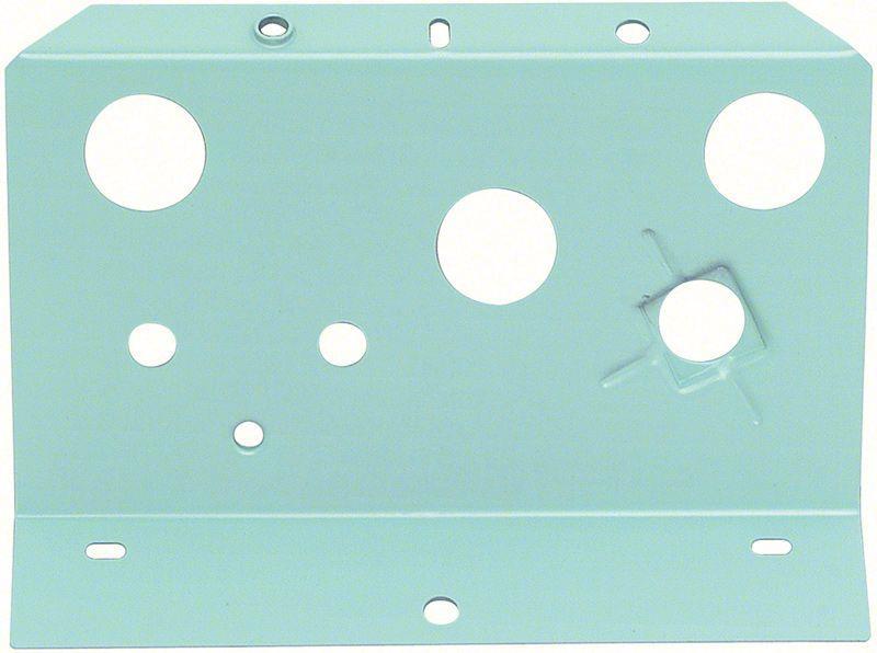 1968-74 CONSOLE FRONT FUEL/OIL GAUGE MOUNTING PLATE