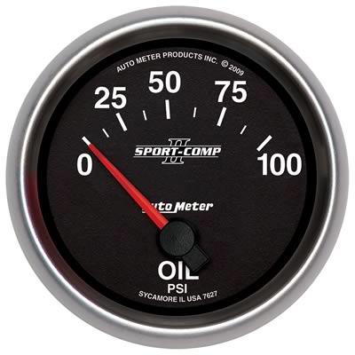 Oil pressure, 67mm, 0-100 psi, electric