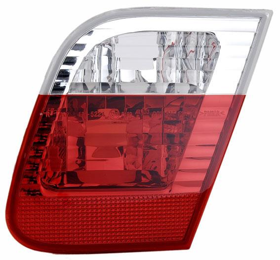 Set Binnenste Achterlichten (klep) passend voor BMW 3-Serie E46 Sedan 2002-2005 - Wit/Rood