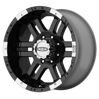 Wheel, MO951, Aluminum, Black, 16" x 9", 8 x 6.50"
