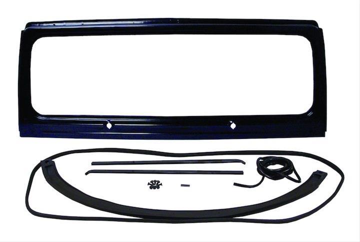 Windshield Frame, Steel, Black EDP Coated, Cowl Seal, Jeep