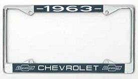 License Plate Frame,Chrm,1963