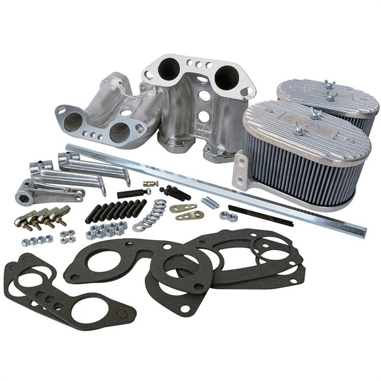 Cross Bar Linkage Kit w/Manifolds & Air Filters (Type-4 & 914) IDF & DRLA