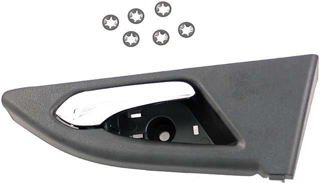 interior door handle black/chrome