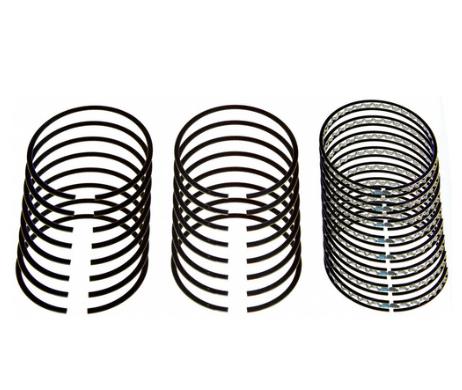 Piston Rings, Plasma-moly, 4.030 in. Bore, 5/64 in., 5/64 in., 3/16 in. Thickness, 8-Cylinder, Set