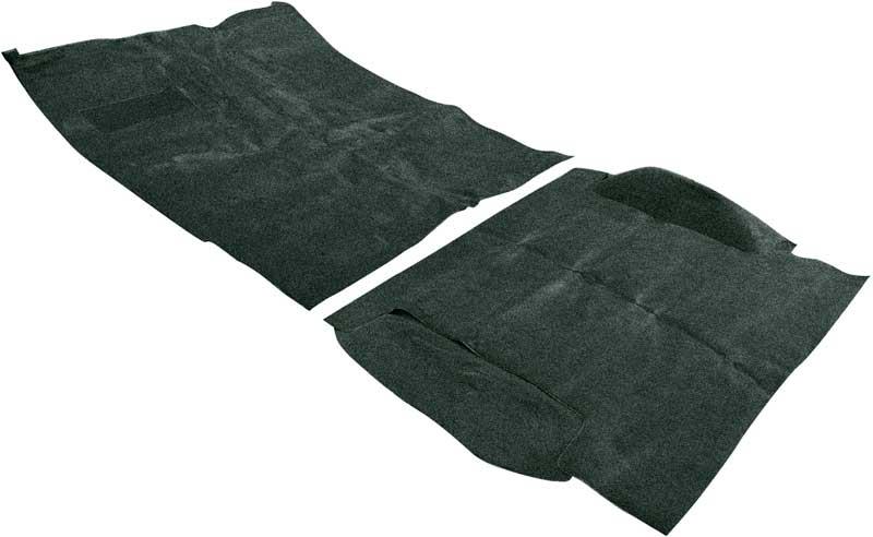 1969-72 Blazer/Jimmy Without CTS / Low Hump Dark Green Complete Molded Loop Carpet Set
