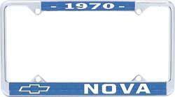 1970 NOVA LICENSE FRAMES