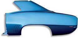 Quarter Panel, Full Factory Style, Steel, EDP Coated, Driver Side, Chevy, Each