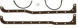 oil pan gasket, 2-piece