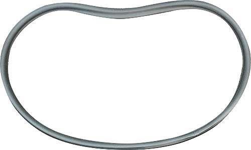 Rear Window Seal, Rubber, Bonded, With Groove For ChromeStrip