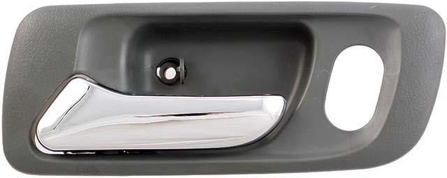 interior door handle front left chrome + green