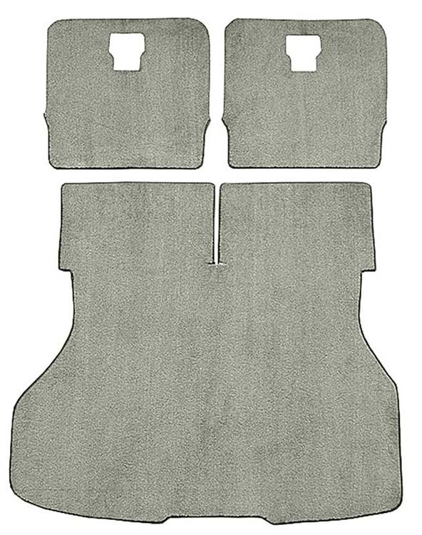 1987-93 Mustang Hatchback Rear Cargo Area Cut Pile Carpet Set with Mass Backing - Antelope Neutral
