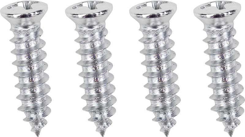 Shift Plate Mounting Screws Chrome #10-3/4