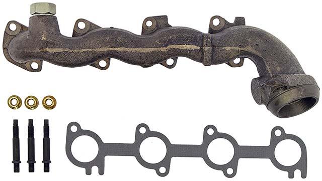 Exhaust Manifold, Cast Iron, Natural, Ford, 5.4L, Driver Side, Each