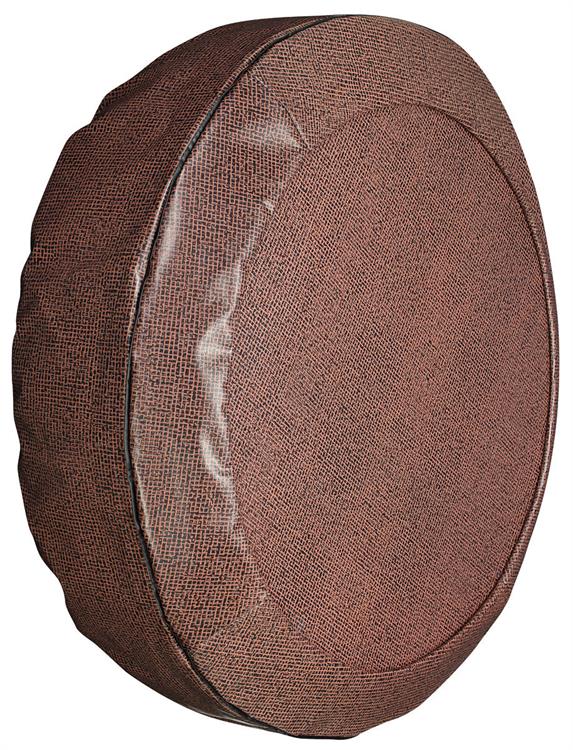 Tire Cover, Spare, 1962-64 Bonn/Cat/GP, 15", Red/Black Herringbone