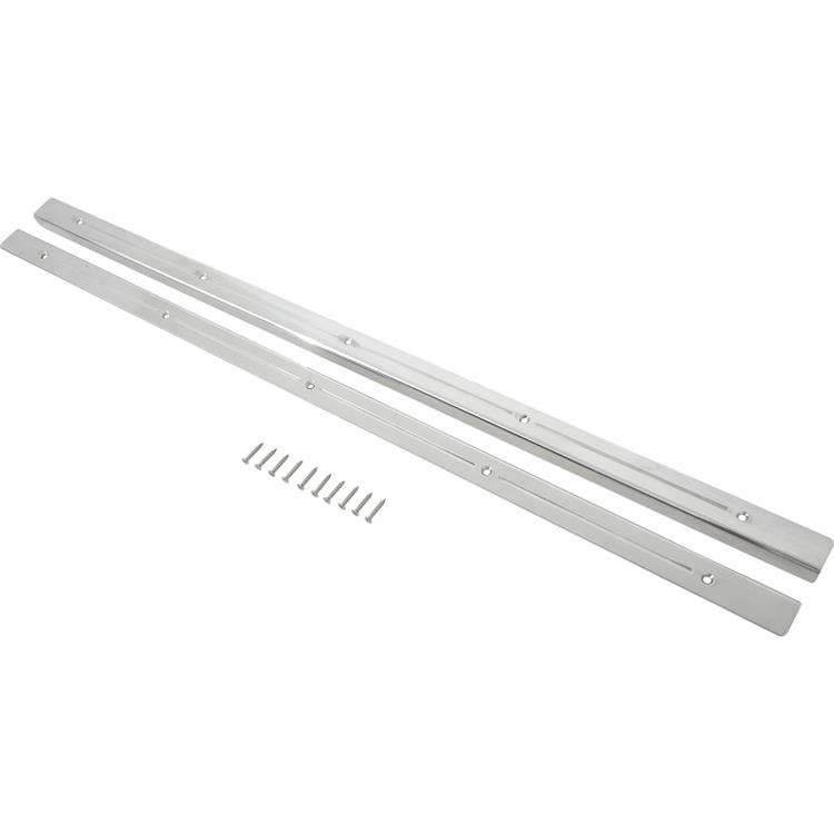 1948-52 Ford F1, F2, F3, 1953-56 F100 F250 F350	 Door Sill Plate Set	 Aluminum	 Ball Milled	 Polished