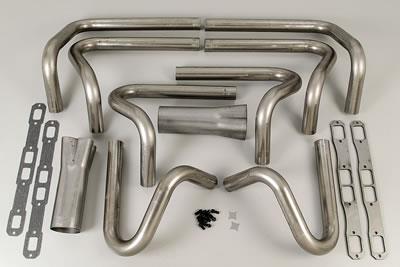 headers, 2 1/8" pipe, 4,0" collector, 