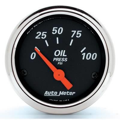 Oil pressure, 52.4mm, 0-100 psi, electric