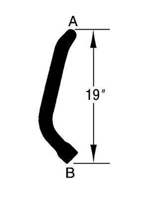 Curved Radiator Hose