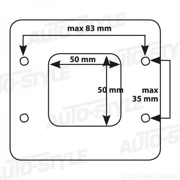 Luchtmassameter-Adapter tbv Bosch Injectiesystemen - 76mm aansluiting