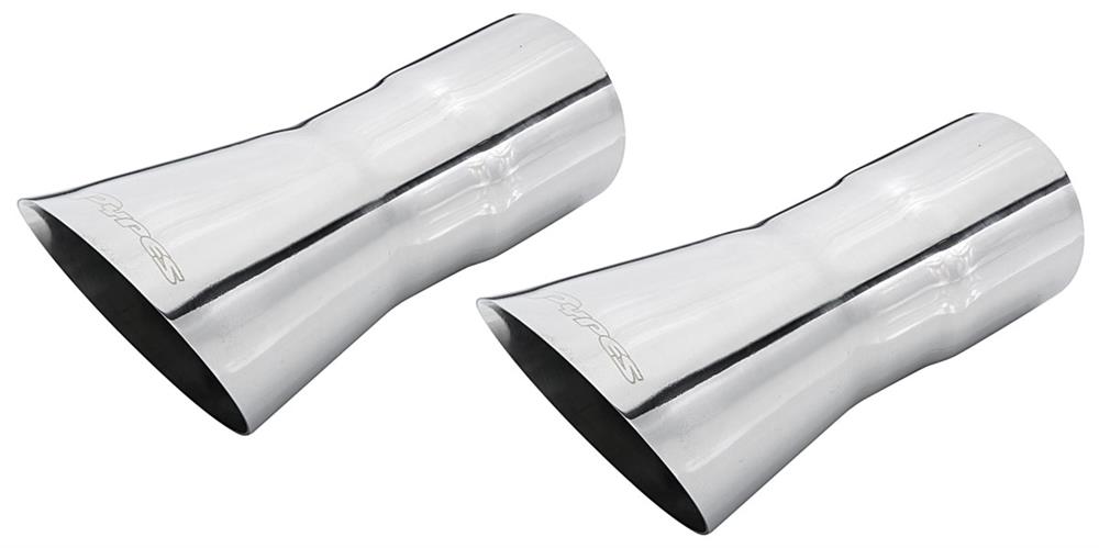 Exhaust Tips, Stainless Steel (Pypes) 2-1/2" (Clamp on)