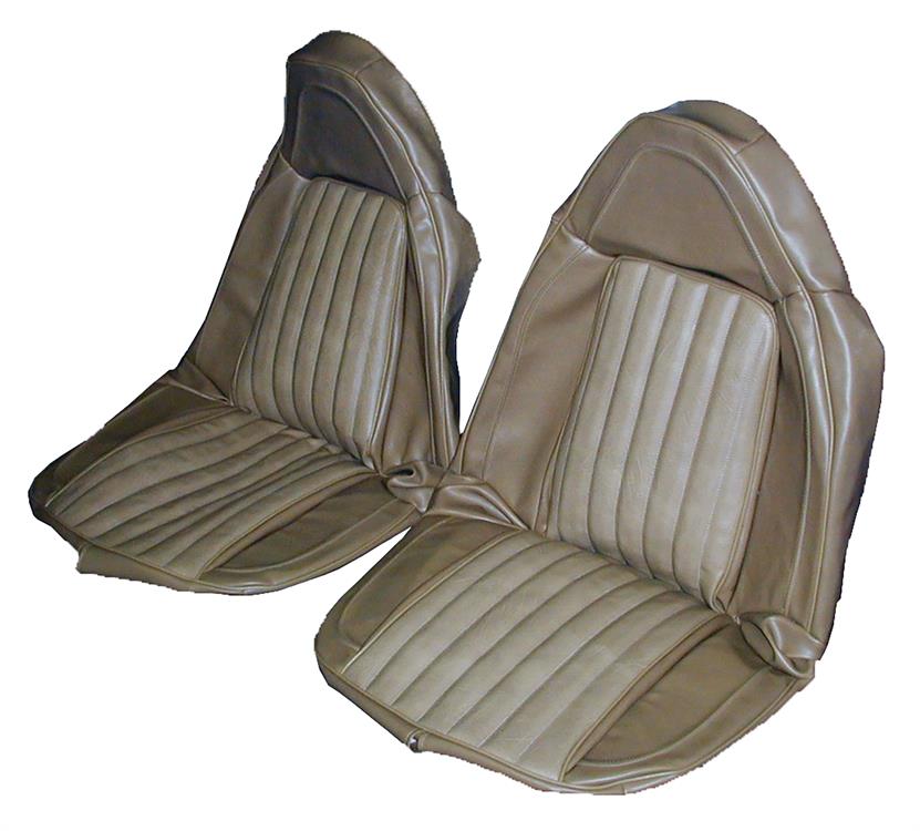 Seat Upholstery Kit, 1973-77 Cutlass/442, Front Buckets/Coupe Rear, Vinyl