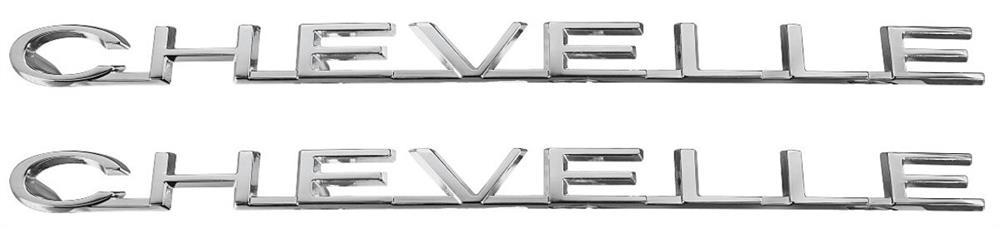 emblem framskärm, "Chevelle"