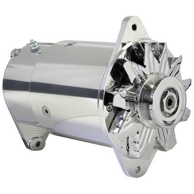 alternator / generator, 60A, 6 volt, Polished