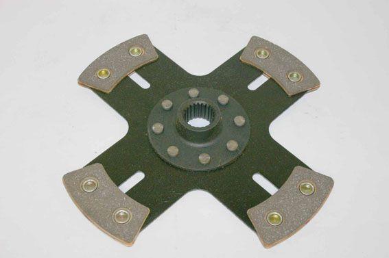 4-puck 200mm clutch disc with hub H (25,4mm x 23)