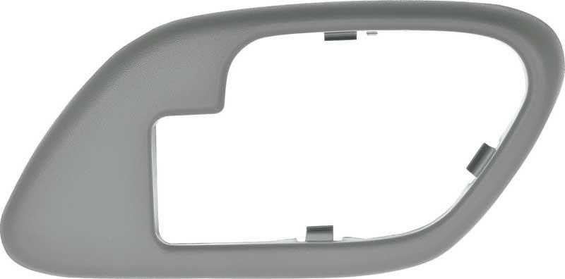 dörrhandtag inre 1995-02 GM C/K PICKUP TRUCK / SPORT UTILITY INNER DOOR HANDLE BEZEL W/O LOCK HOLE - GREY; RH