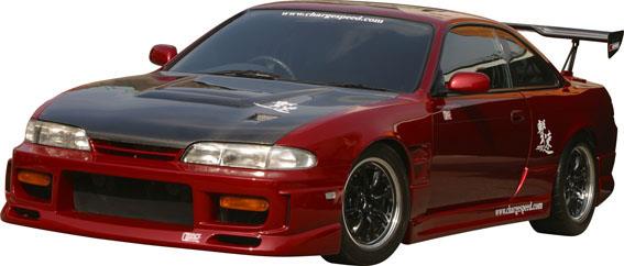 Chargespeed Sideskirts passend voor Nissan S14 240SX (FRP)