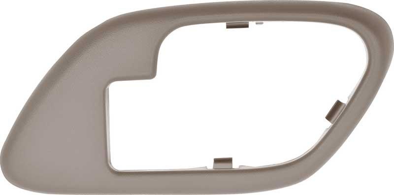 dörrhandtag inre 1995-02 GM C/K PICKUP TRUCK / SPORT UTILITY INNER DOOR HANDLE BEZEL W/O LOCK HOLE - BROWN; RH