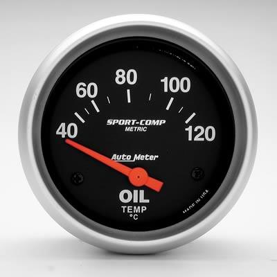 Oil temperature, 67mm, 40-120 °C, electric