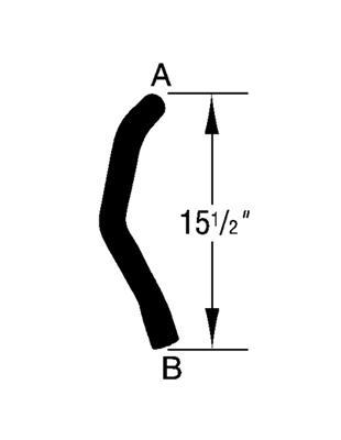 Curved Radiator Hose