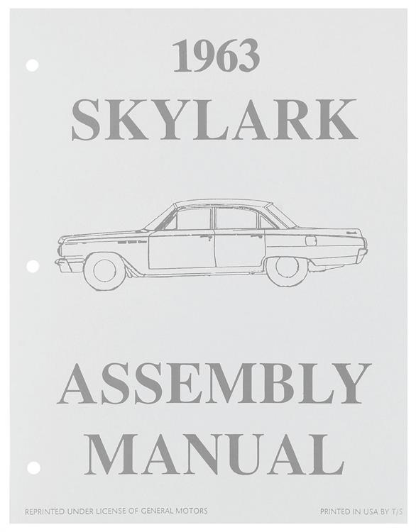 Assembly Manual, 1963 Skylark