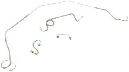 power front drum brake line kit