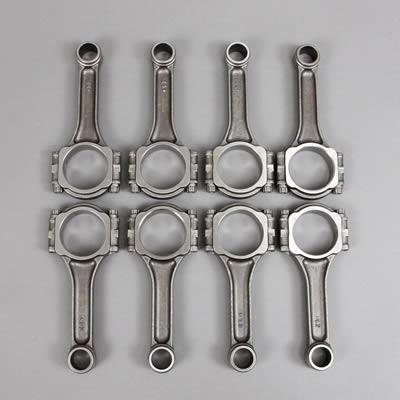 Connecting Rods, SIR I-Beam, 5.7 in. Length, Cap Screw, Press Fit, Chevy, Small Block, Set of 8