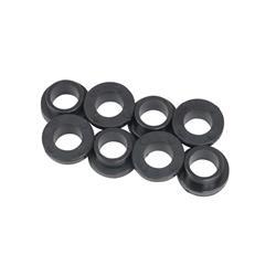 Shock Bushings, 0.650 in. Bushing Length, Hourglass Eye Bushing Type, Polyurethane, Black, Kit