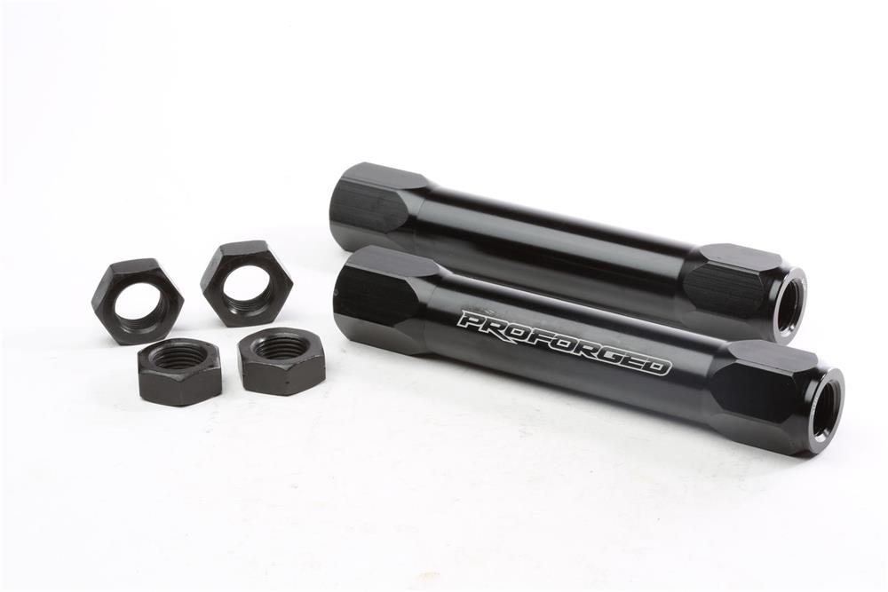 Tie Rod Sleeves, EDP Coated, Billet Aluminum, Black, Pair